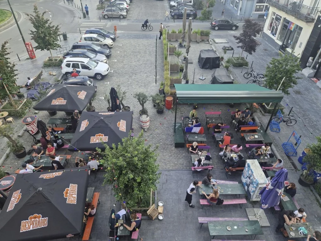 En terrasse